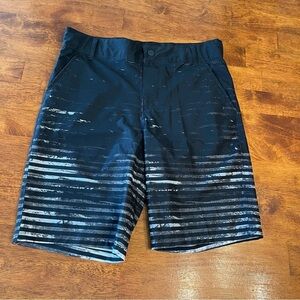 Art class boys black stripe swim trunks size 18